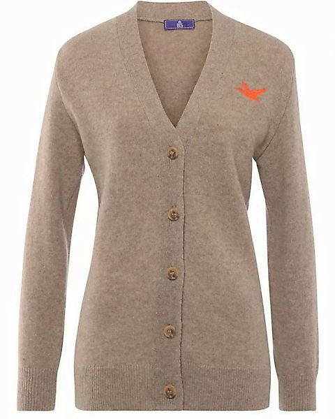 Brigitte von Schönfels Strickjacke Strick-Cardigan Flugentenmotiv günstig online kaufen