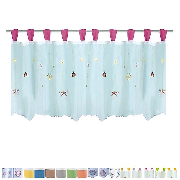 Arsvita Vorhang, Schlaufen, transparent, Voile, Bistrogardine mit Schlaufen günstig online kaufen