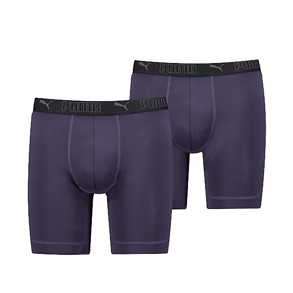 PUMA Boxershorts "PUMA MEN SPORT MICROFIBER LONG BOXERS 2P" Packung, 2er Pa günstig online kaufen