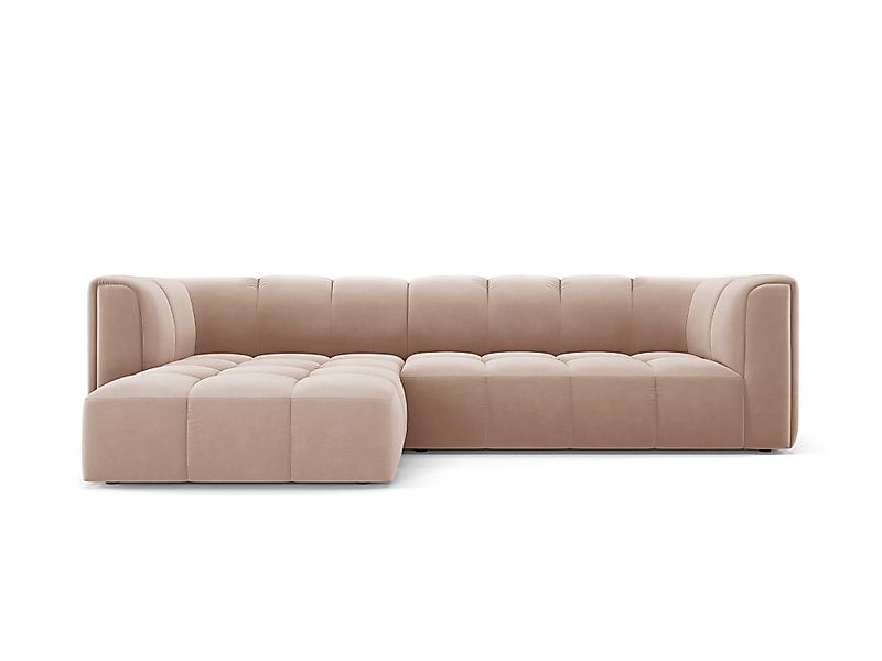 Milo Casa | Ecksofa Francesca Samt links 3-Sitzer günstig online kaufen