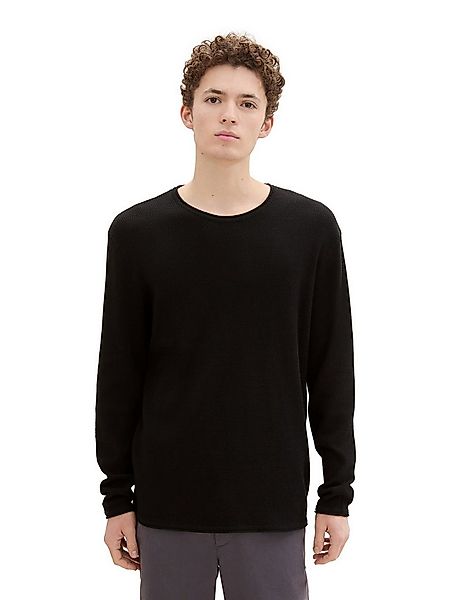 TOM TAILOR Denim Rundhalspullover (1-tlg) günstig online kaufen