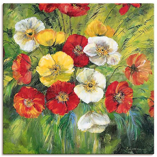 Artland Leinwandbild »Bunter Blumenstrauß« 1 Stk. tlg. auf Keilrahmen gespa günstig online kaufen