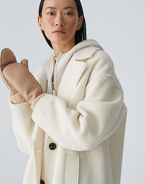 OPUS Fäustlinge Wärmende Fäustlinge ALEDO in Leder Optik günstig online kaufen