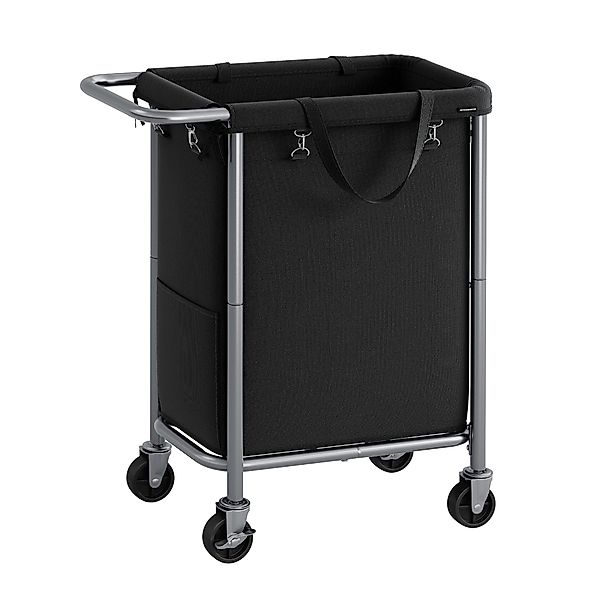 SONGMICS Wäschekorb, mit Rollen, 90 Liter, günstig online kaufen
