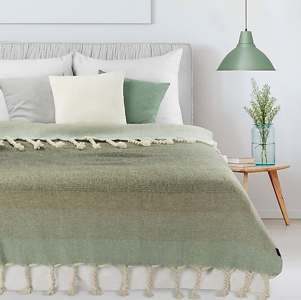 Wohndecke Decke mit Fransen, BOHO Stil günstig online kaufen