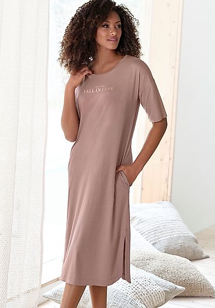 Vivance Dreams Nachthemd, mit schönem Foildruck günstig online kaufen