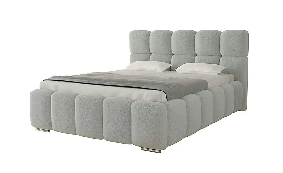 Polsterbett mit Stauraum Lowestoft ¦ silber ¦ Maße (cm): B: 220 H: 112 Bett günstig online kaufen