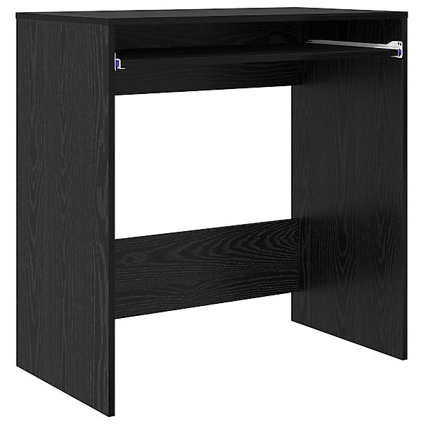 vidaXL Schreibtisch Computertisch Schwarze Eiche Spanplatte günstig online kaufen