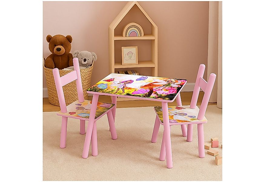 HTI-Line Kindersitzgruppe Kindertischgruppe Blumenfee, (Set, 3-tlg., 1 Tisc günstig online kaufen