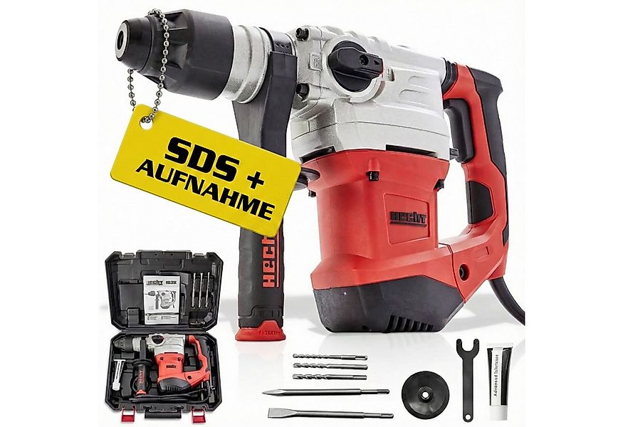 Hecht Bohrhammer mit Kabel 1500W SDS-Plus 4250 U/min, 230 V, max. 860 U/min günstig online kaufen