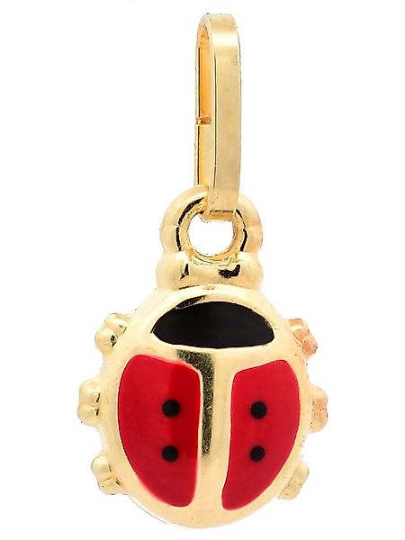 HOPLO Kettenanhänger Kettenanhänger Gold Anhänger Marienkäfer massiv 333 - günstig online kaufen