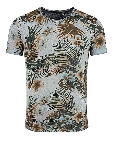 Key Largo T-Shirt T-Shirt Playa Hawaii Flower Printshirt vintage Look MT004 günstig online kaufen