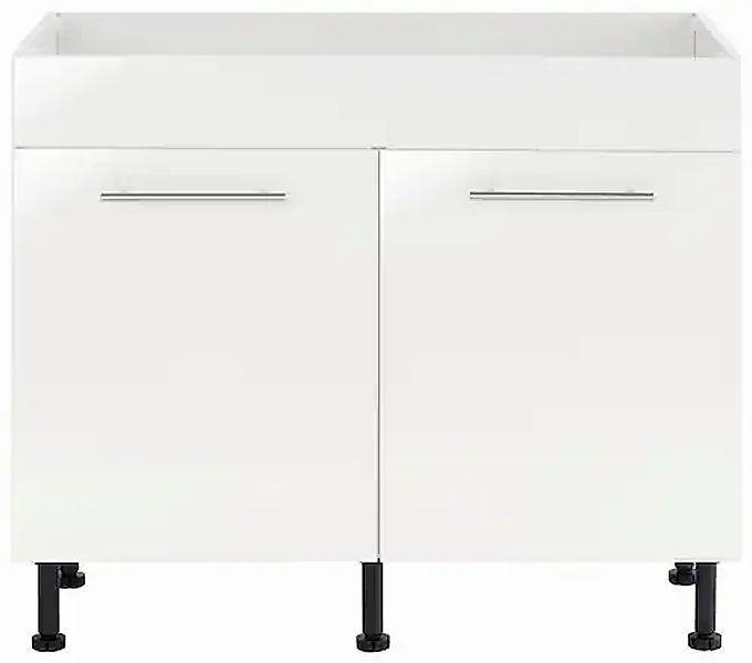 wiho Küchen Spülenschrank "Ela", Breite 100 cm, höhenverstellbare Füße günstig online kaufen