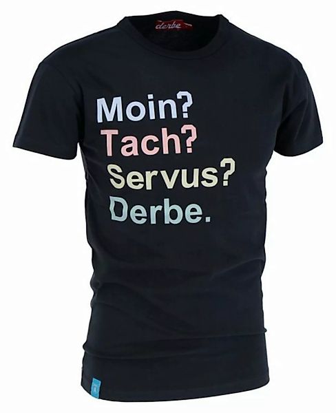Derbe T-Shirt MoinTachServus (1-tlg) günstig online kaufen