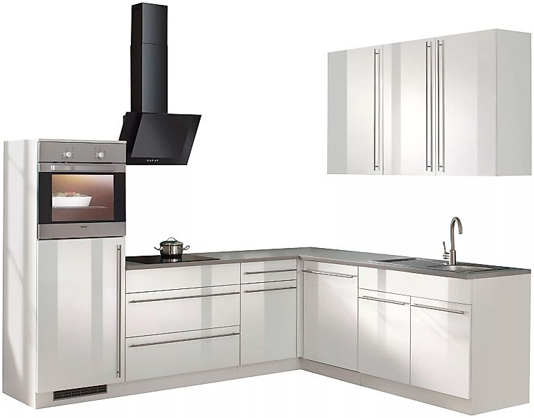 wiho Küchen Winkelküche "Chicago", ohne E-Geräte, Stellbreite 260/220 cm günstig online kaufen