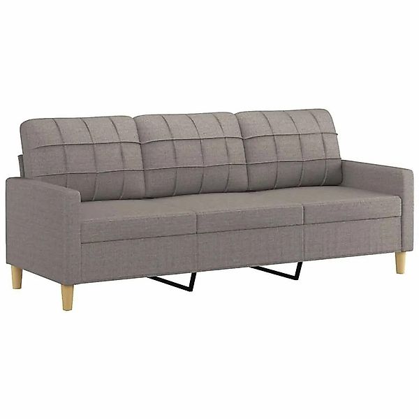 vidaXL 3-Sitzer-Sofa Taupe 180 cm Stoff 359106 günstig online kaufen