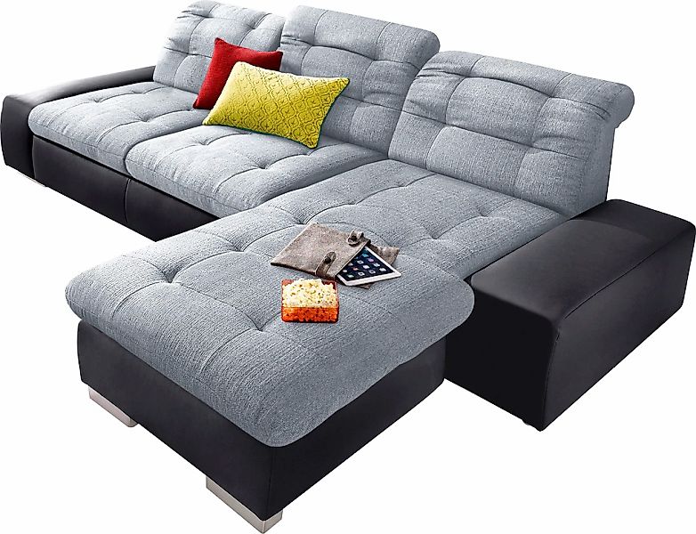 sit&more Ecksofa »Palomino L-Form«, wahlweise XL oder XXL und mit Bettfunkt günstig online kaufen