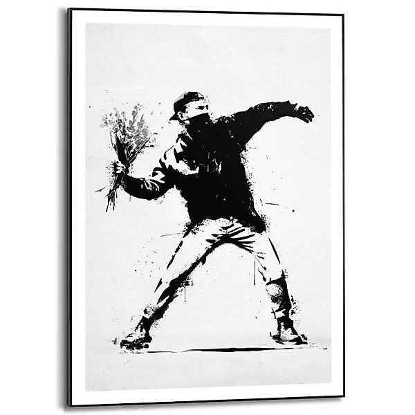 Wandbild FLOWER THROWER Modern Frame Black ca. 50x70 cm SMF97128 günstig online kaufen