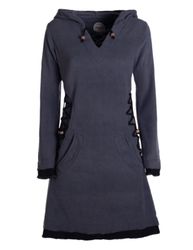 Vishes Zipfelkleid Extra warmes Damen Elfenkleid günstig online kaufen