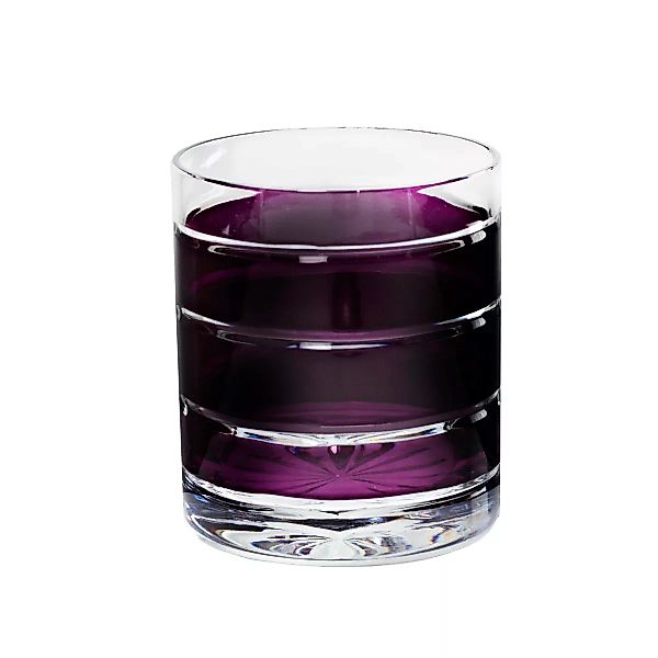 Whiskyglas Whiskybecher Trinkbecher Handgeschliffen Blau Kristall Glas 280 günstig online kaufen