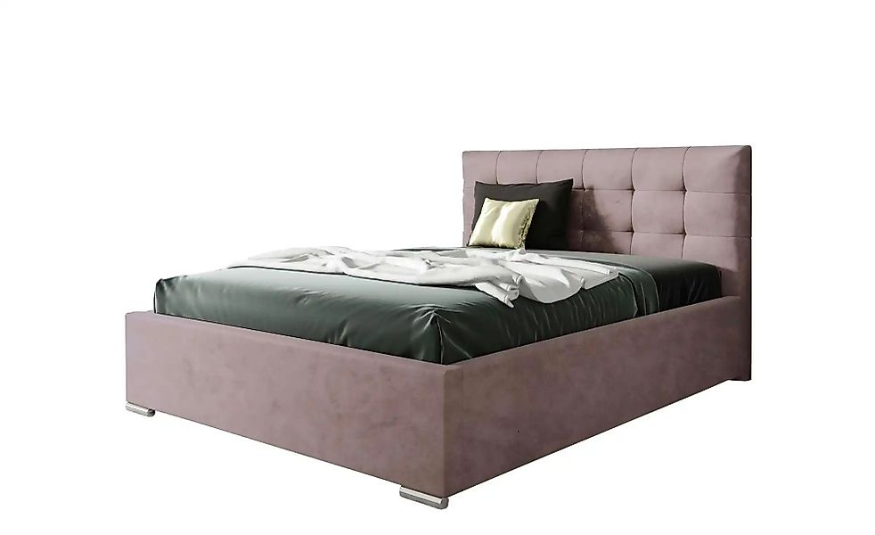 Polsterbett 160x200 Rosa   ¦ rosa/pink ¦ Maße (cm): B: 140 H: 110 Betten > günstig online kaufen