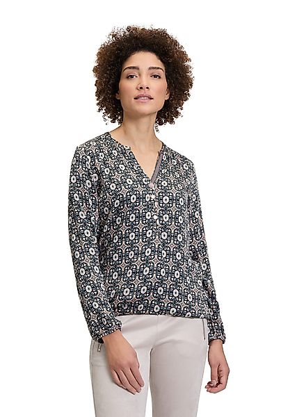 Cartoon Schlupfbluse Cartoon Damen Casual-Bluse mit günstig online kaufen