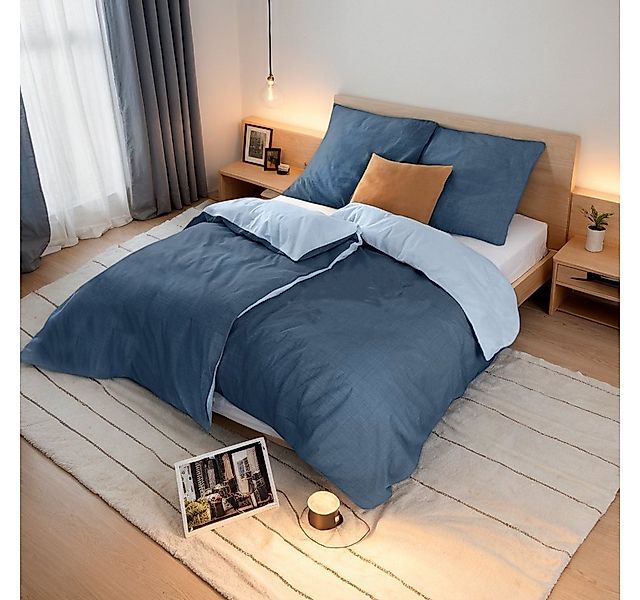 i@home Bettwäsche Wendebettwäsche aus 100% Baumwolle, 135x200 oder 155x220 günstig online kaufen