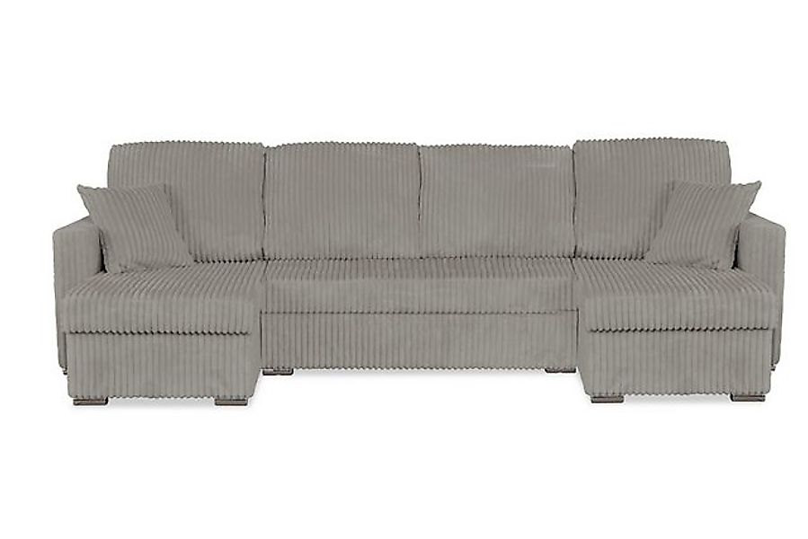 Kaiser Möbel Ecksofa Designer, Sofa U-Form Rene stoff Estella günstig online kaufen