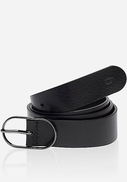 TOM TAILOR Ledergürtel TT-HOPE Logo-Blindprägung auf der Spitze günstig online kaufen