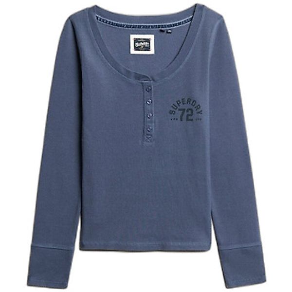 Superdry  T-Shirt T-shirt boutonné manches longues femme  Athletic günstig online kaufen