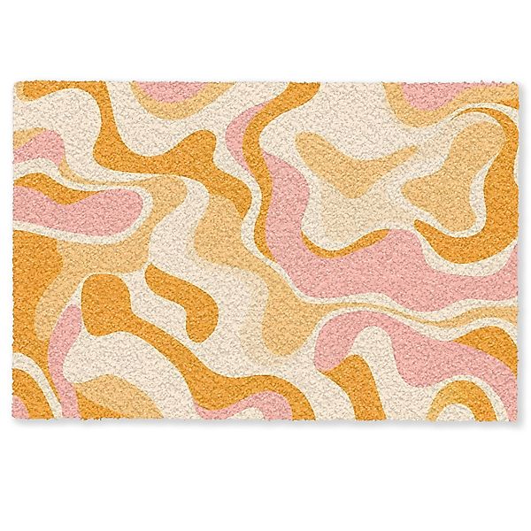 MuchoWow Fußmatte Abstrakt - Gewellt - günstig online kaufen