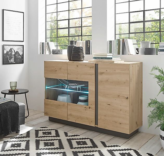 Home affaire Sideboard "CLAiR Sideboard 51" Breite 138 cm günstig online kaufen