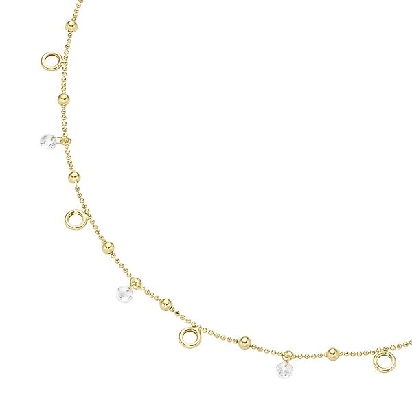 Smart Jewel Collier "mit Kugeln, Zirkonia und Ringen, Silber 925" günstig online kaufen