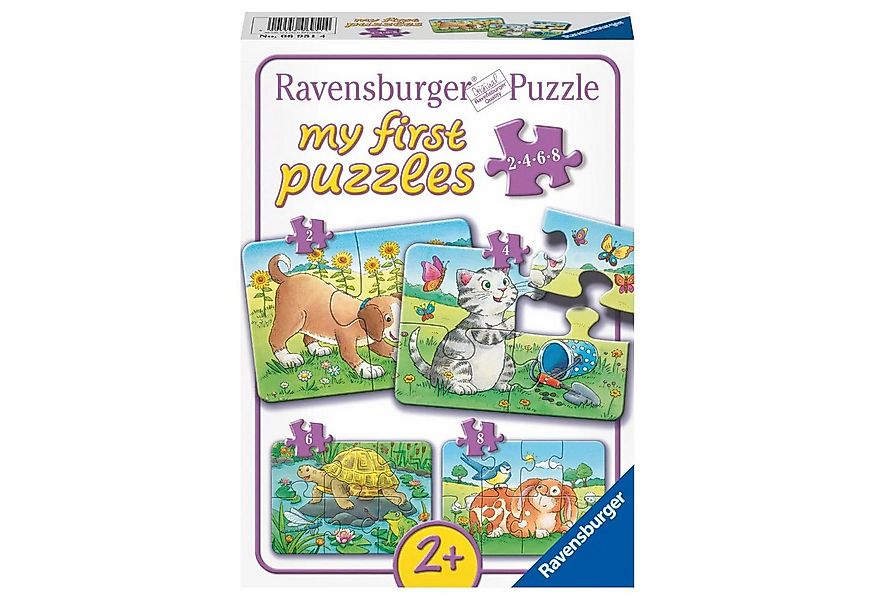 Ravensburger Puzzle Niedliche Haustiere. My first Puzzle. 4 Motive, Puzzlet günstig online kaufen