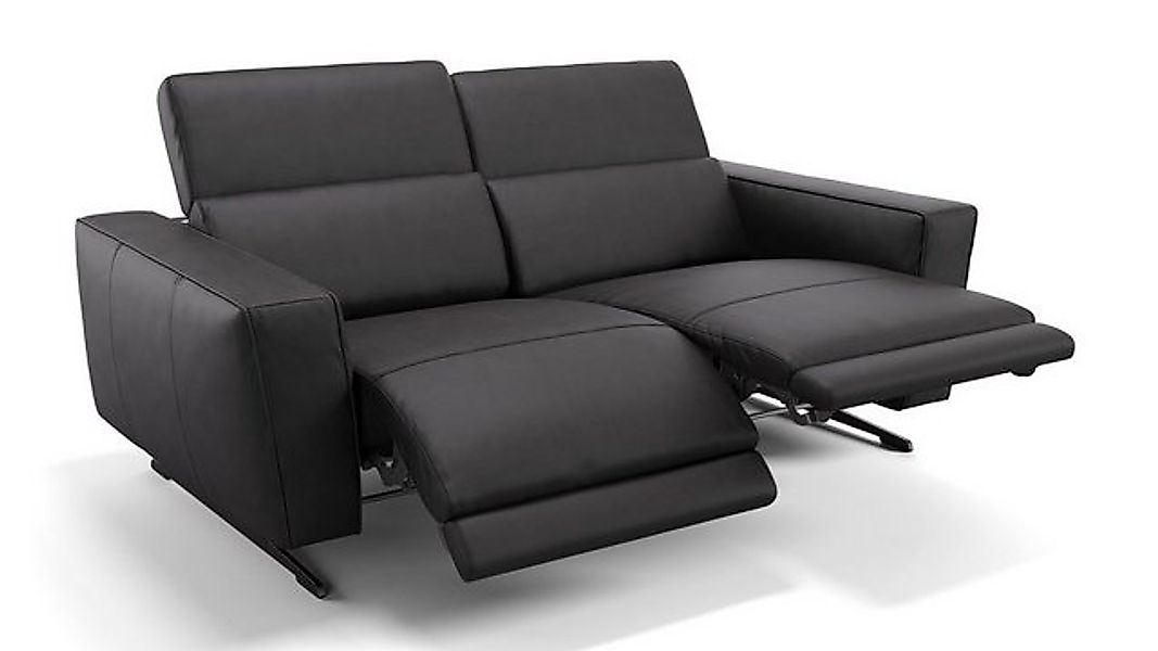Sofanella 2-Sitzer Leder ALESSO, Relaxsofa, Designsofa, Designer Couch, Ita günstig online kaufen