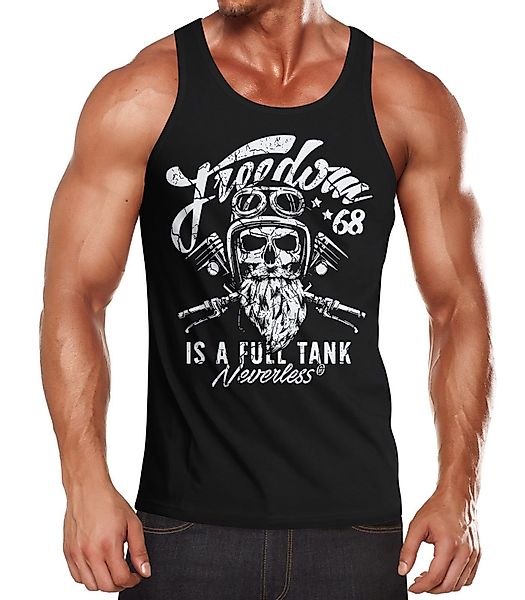 Neverless Tanktop Herren Long-Sleeve Biker Motorrad günstig online kaufen