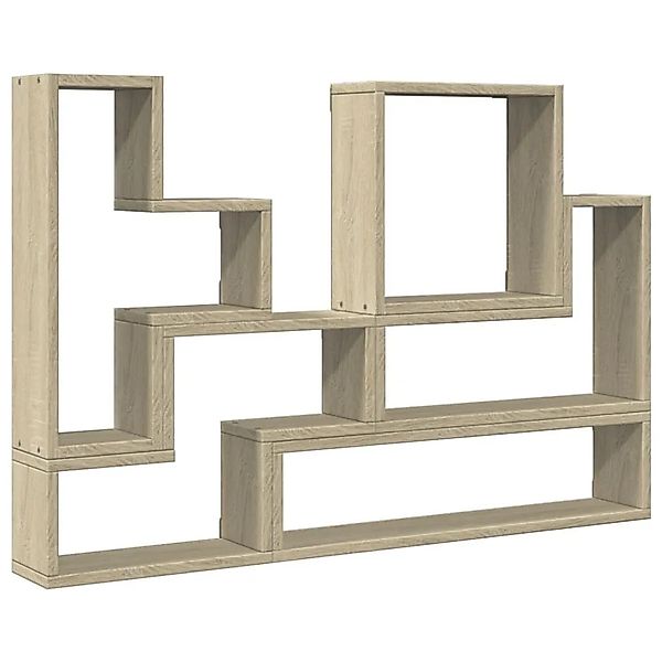 vidaXL Wandregal Sonoma-Eiche 96x12x64 cm Holzwerkstoff 840802 günstig online kaufen