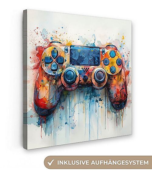 OneMillionCanvasses® Leinwandbild Kinder- en tiener kamer - Gaming - Game c günstig online kaufen