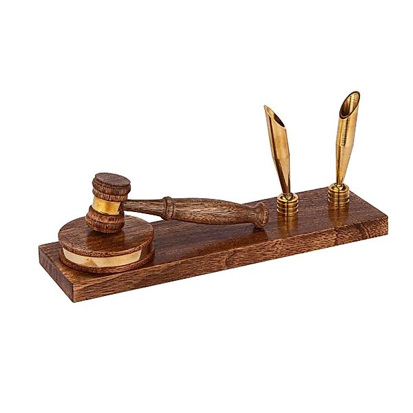 NKlaus Dekofigur Stifthalter und Richterhammer aus günstig online kaufen