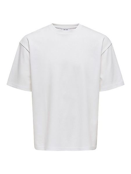 ONLY & SONS T-Shirt Oversize Fit T-Shirt Dropped Shoulder Design Shirt (1-t günstig online kaufen