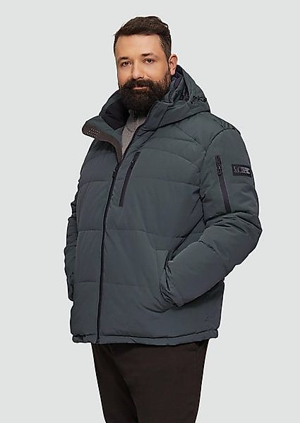 s.Oliver Outdoorjacke Wasserabweisende Steppjacke mit abnehmbarer Kapuze Ar günstig online kaufen