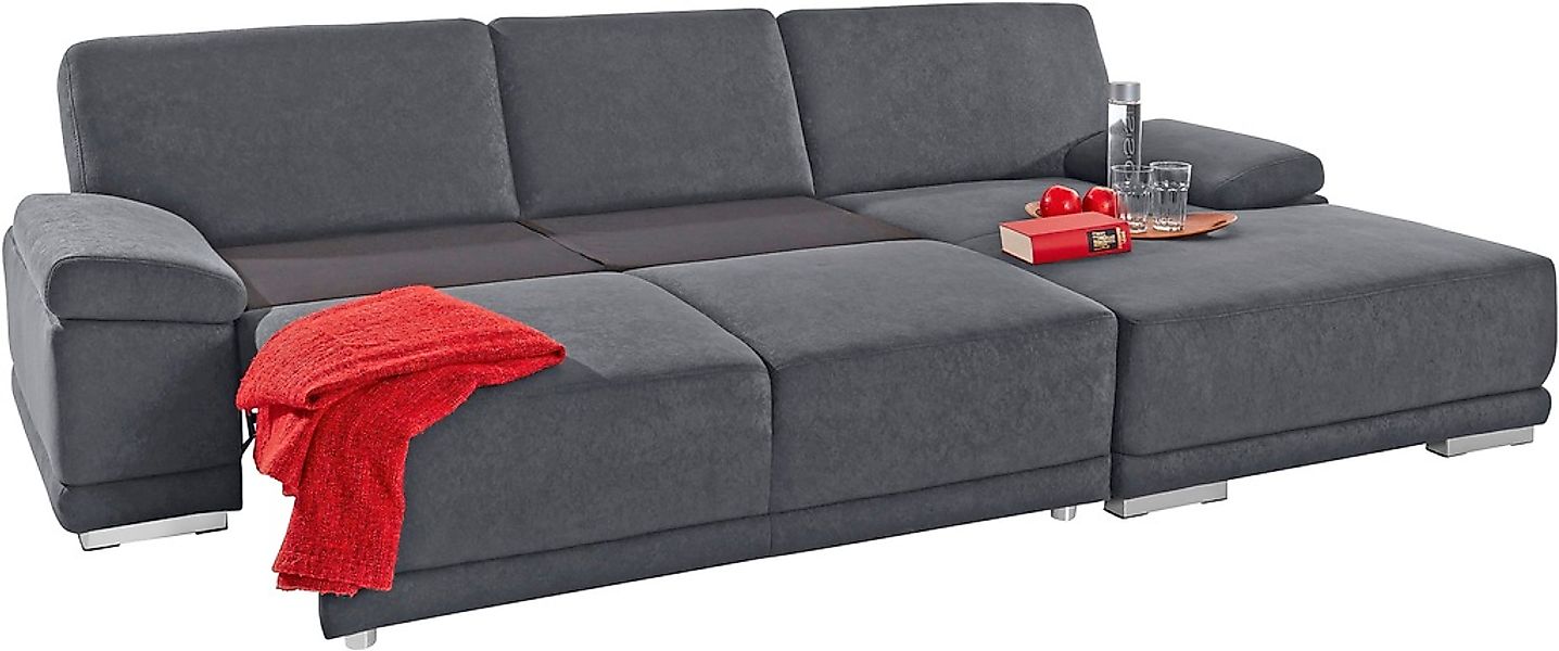 sit&more Ecksofa "Coria L-Form", mit XL-Recamiere, wahlweise mit Bettfunkti günstig online kaufen