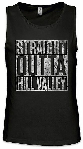 Urban Backwoods Tanktop Straight Outta Hill Valley Ärmelloses T-Shirt Back günstig online kaufen