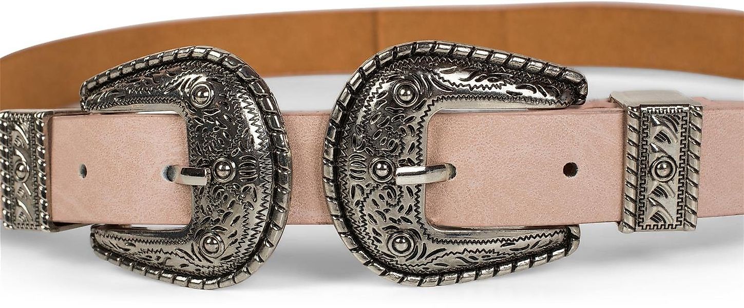 styleBREAKER Taillengürtel Gürtel mit Doppelter Schnalle, günstig online kaufen