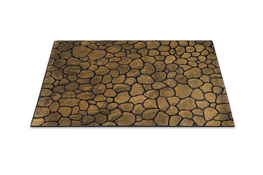 Wecon home Fußmatte »Desert Pebble«, rechteckig, 4 mm Höhe, Gummi, pflegele günstig online kaufen