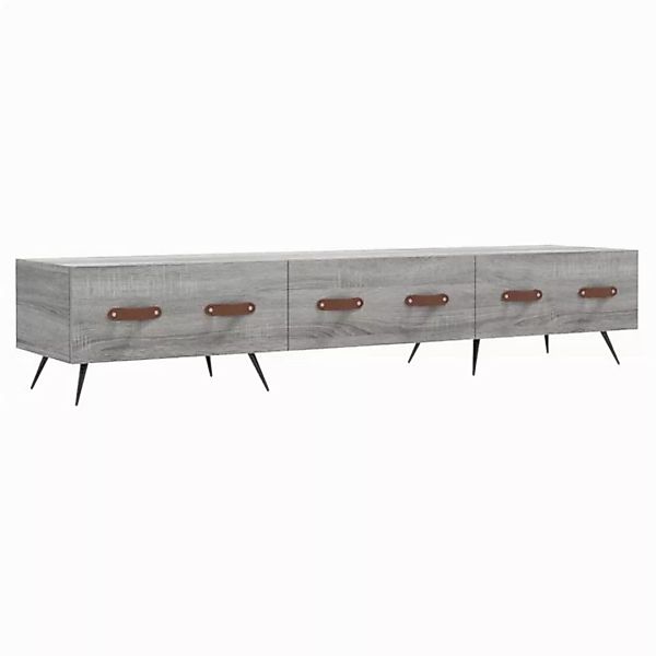 furnicato TV-Schrank Grau Sonoma 150x36x30 cm Holzwerkstoff (1-St) günstig online kaufen