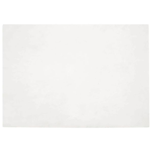 vidaXL Kunstfell Hasen Teppich Olite Weiß 120 x 170 cm Polyester 42021614 günstig online kaufen