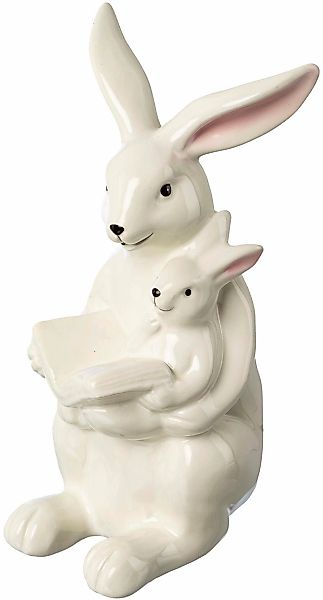 Creativ home Osterhase Osterdeko mit fröhlichem Gesicht (1 St), Hase aus Ke günstig online kaufen