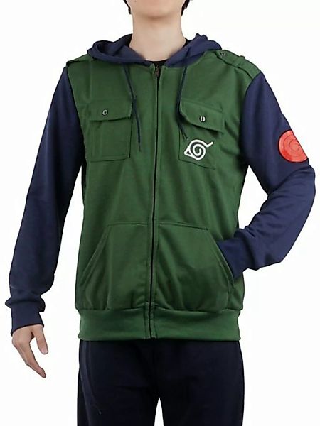 GalaxyCat Hoodie Zip Hoodie von Kakashi Hatake, Pullover im Shinobi-Uniform günstig online kaufen