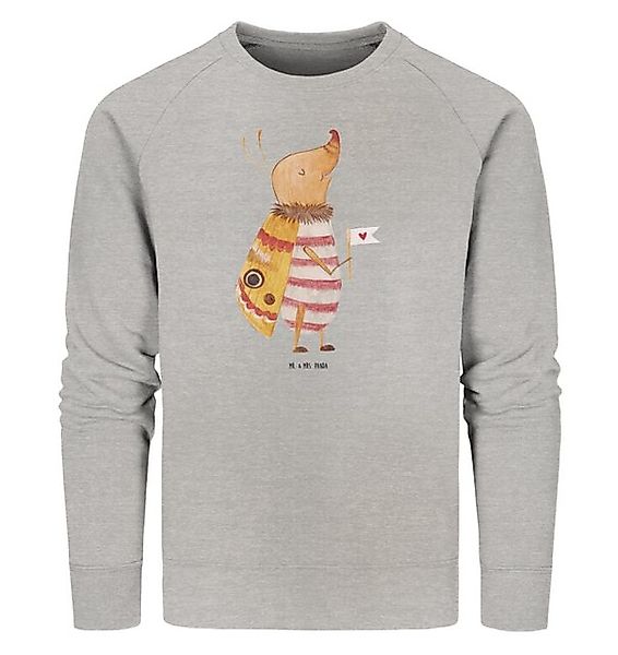 Mr. & Mrs. Panda Longpullover Nachtfalter Fähnchen Größe L - Heather Grey - günstig online kaufen